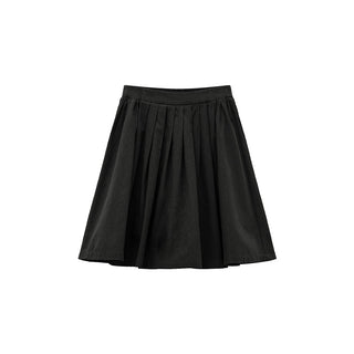 fluffy A-line skirt