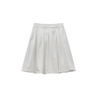 fluffy A-line skirt