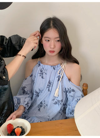 off-shoulder ruffle
