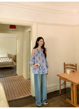 off-shoulder ruffle