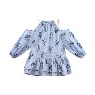 off-shoulder ruffle