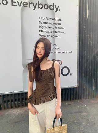 polka dot vest