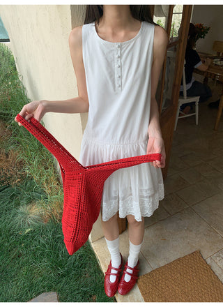 round lace dress