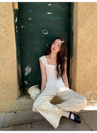 graffiti casual pants