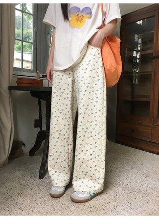graffiti casual pants