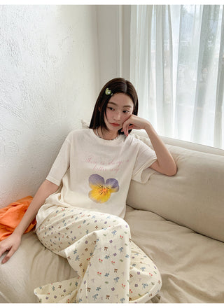 graffiti casual pants