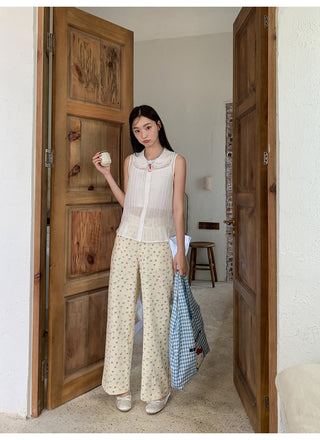 graffiti casual pants