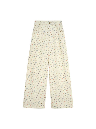 graffiti casual pants