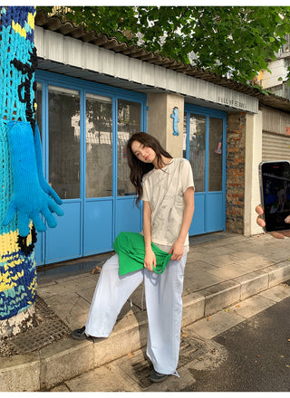 loose drooping pants