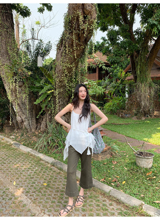 lace sling top