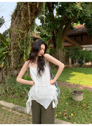 lace sling top