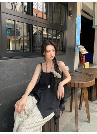 lace sling top