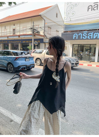 lace sling top