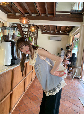 double lace Top