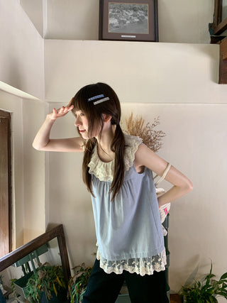 double lace Top