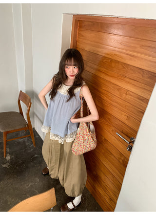 double lace Top