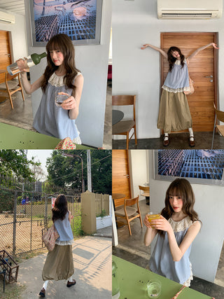 double lace Top