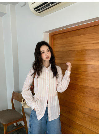 bow striped shirt