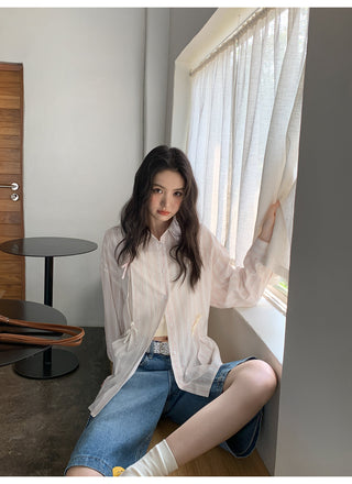 bow striped shirt