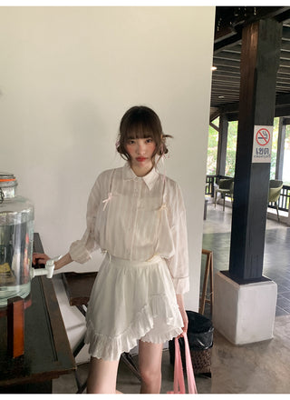 bow striped shirt