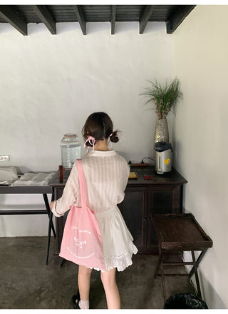 bow striped shirt