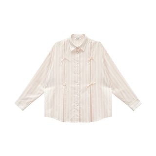 bow striped shirt