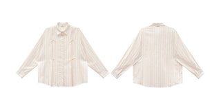 bow striped shirt