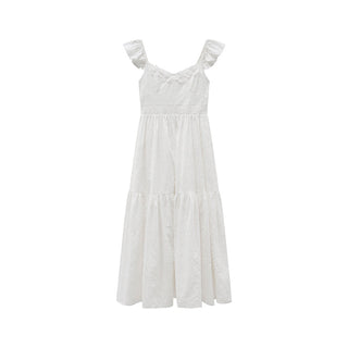 flower sleeve dress