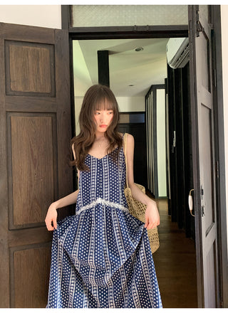 striped floral dress