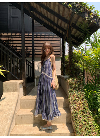 striped floral dress