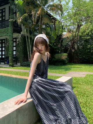 striped floral dress