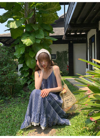 striped floral dress