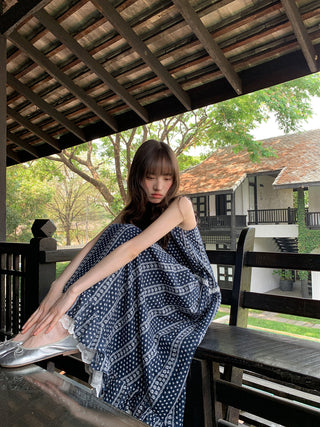 striped floral dress