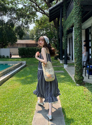 striped floral dress