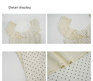 lace dot dress