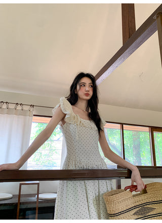 lace dot dress