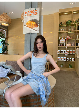 floral shorts suit