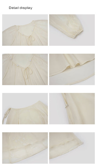 chiffon skirt suit