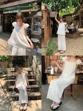 sleeve skirt suit