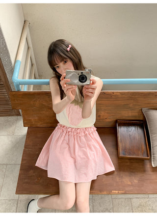 strawberry knit Top