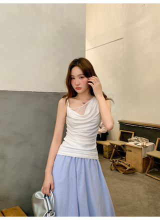 patch lace camisole