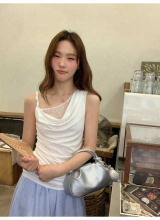 patch lace camisole