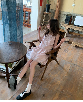 lace sling dress