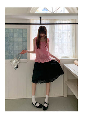 selvedge collar Top