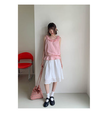 selvedge collar Top