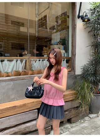 selvedge collar Top