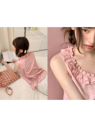 selvedge collar Top