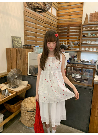 white floral camisole