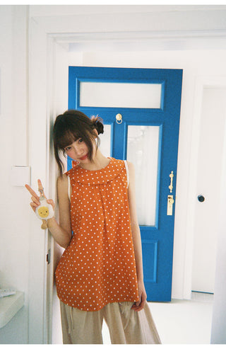 polka dot Top