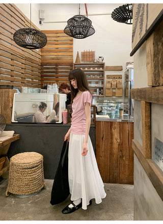 big neckline Top